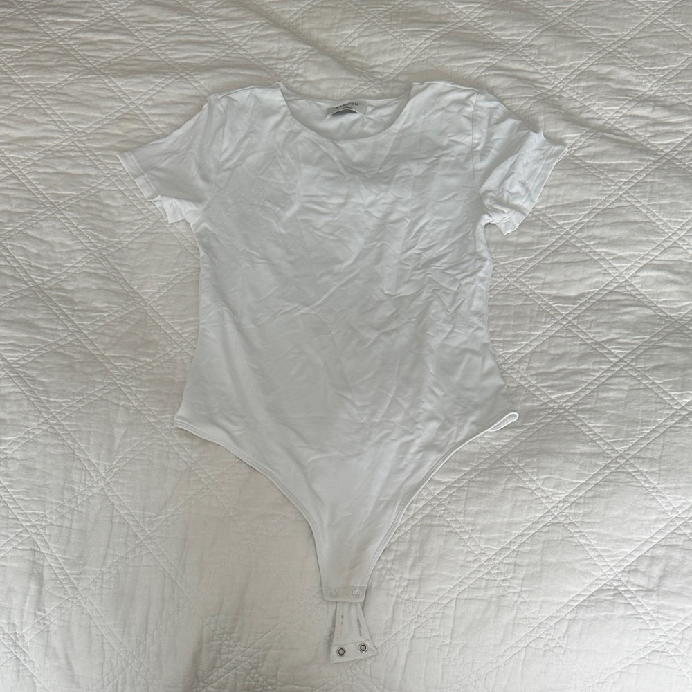 Babaton White Short Sleeve Baby One-Piece Bodysuit